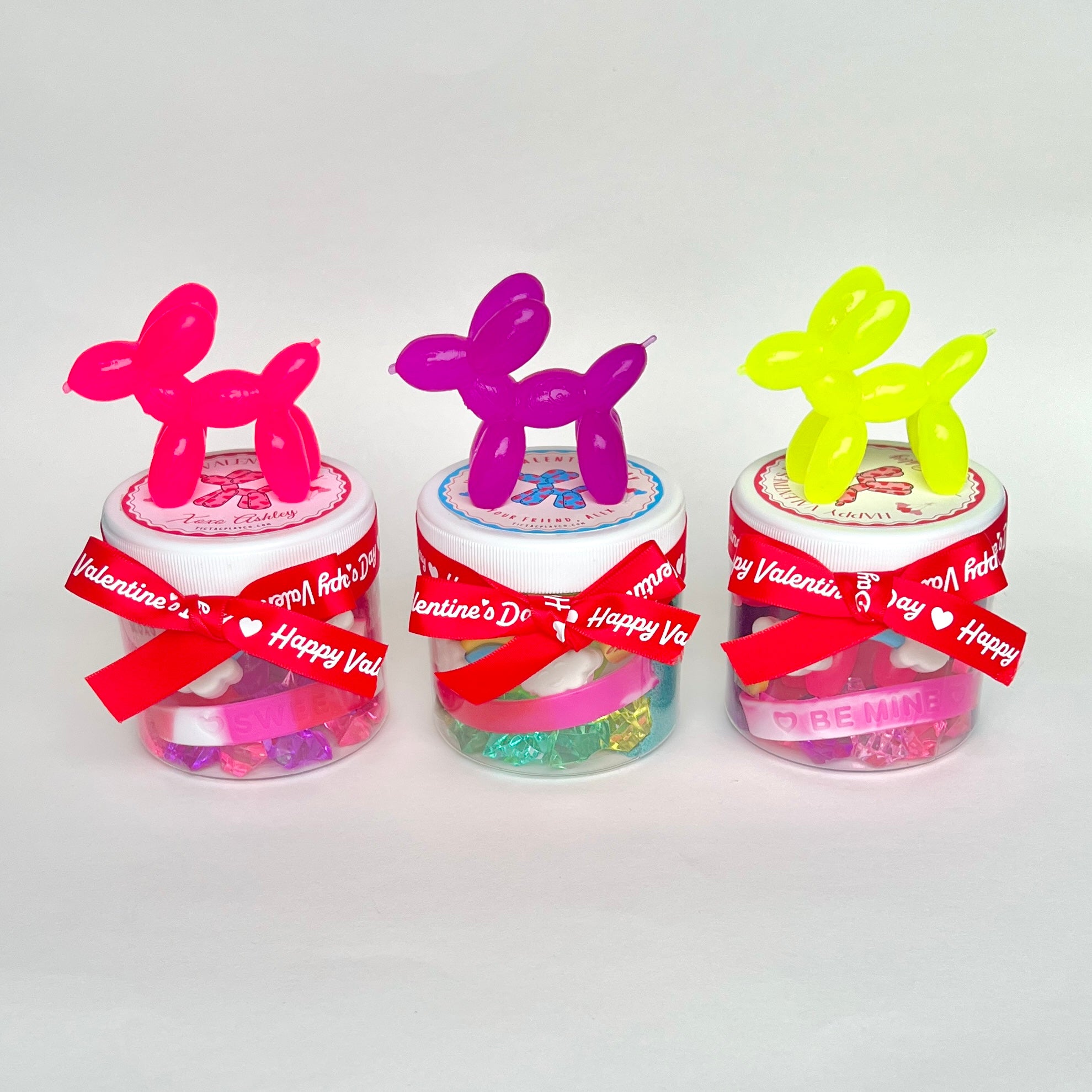 Balloon Dog Valentine Sensory Jar