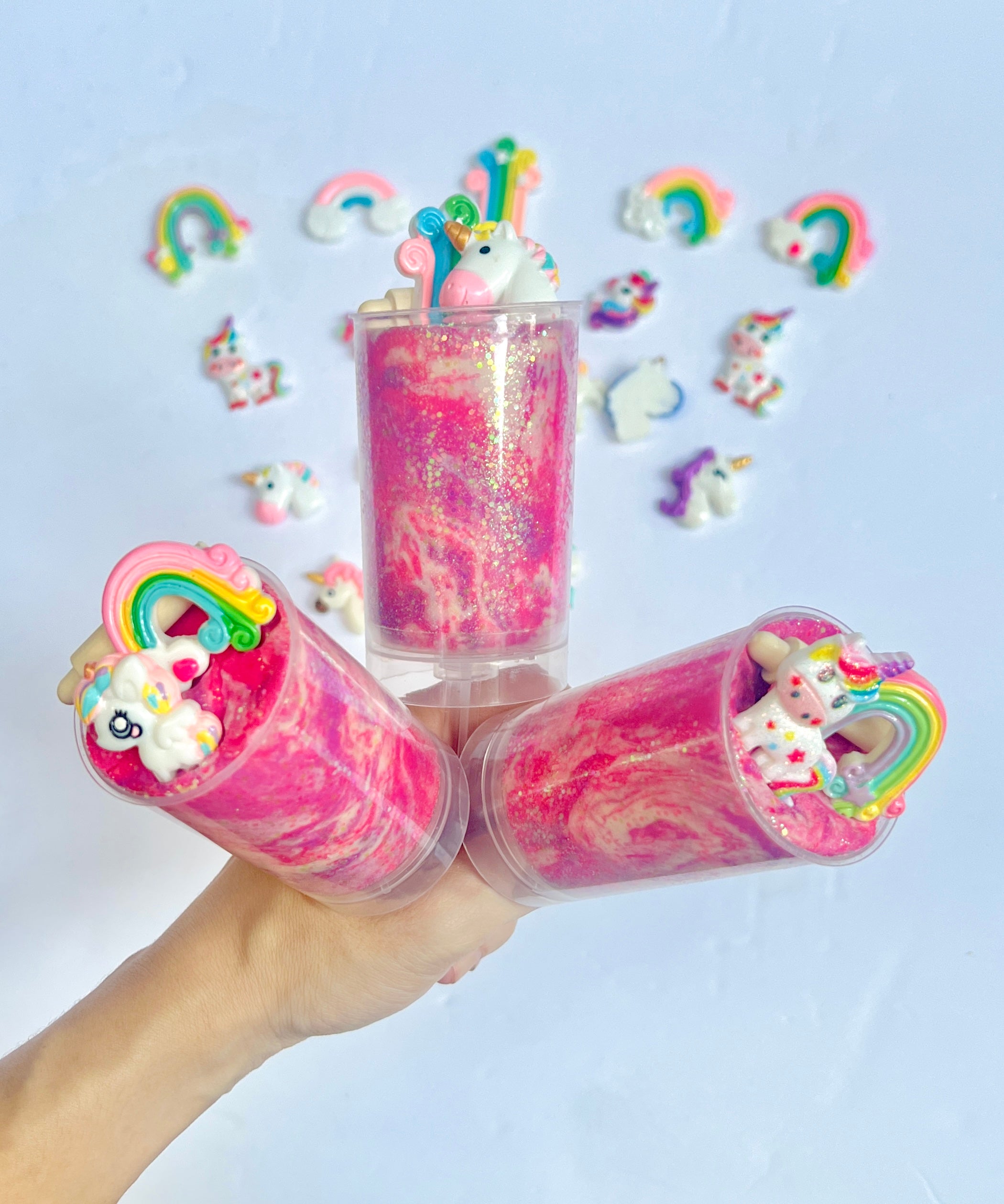 Unicorn Dough Pops