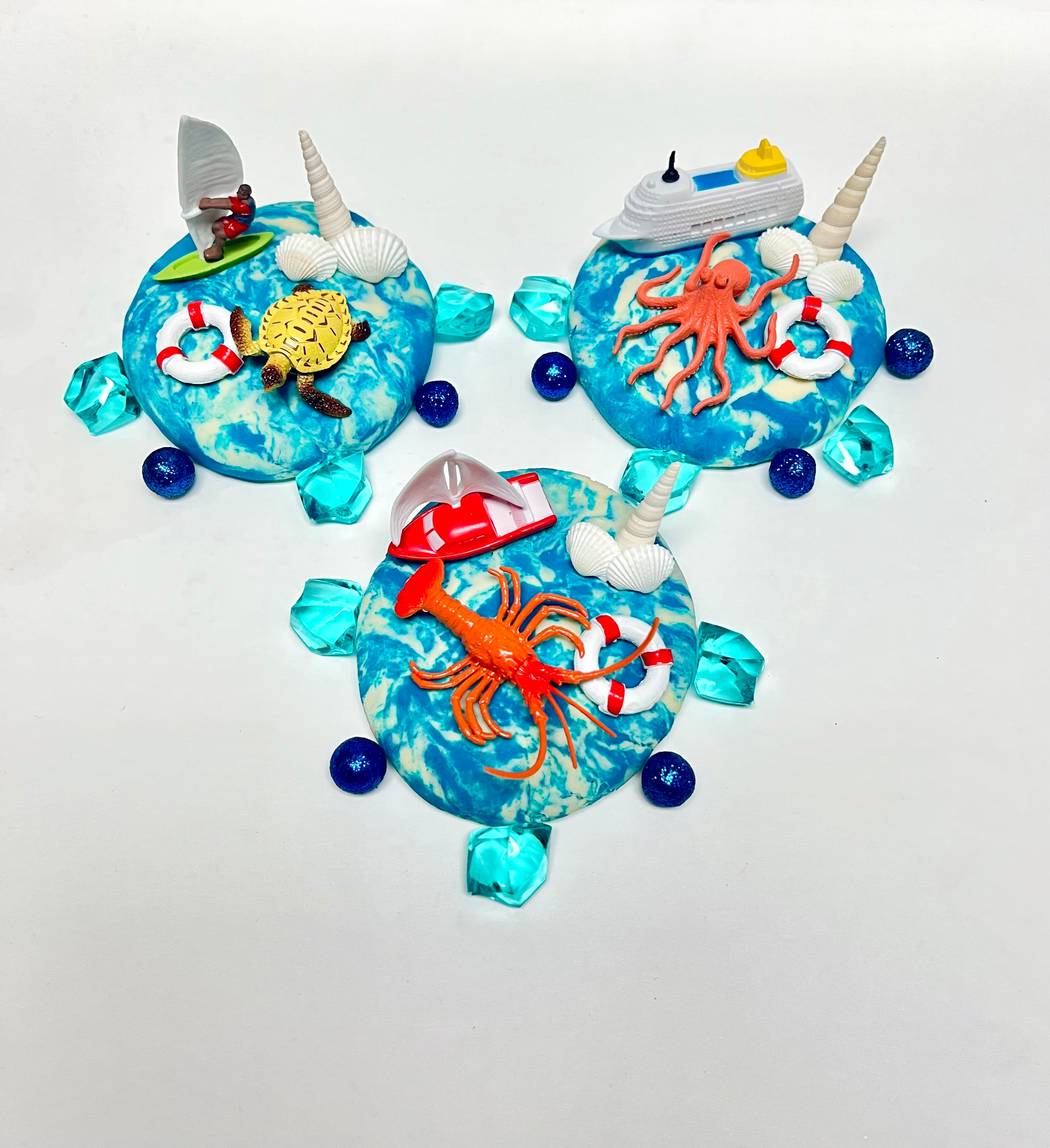 Ocean Play Dough Jars